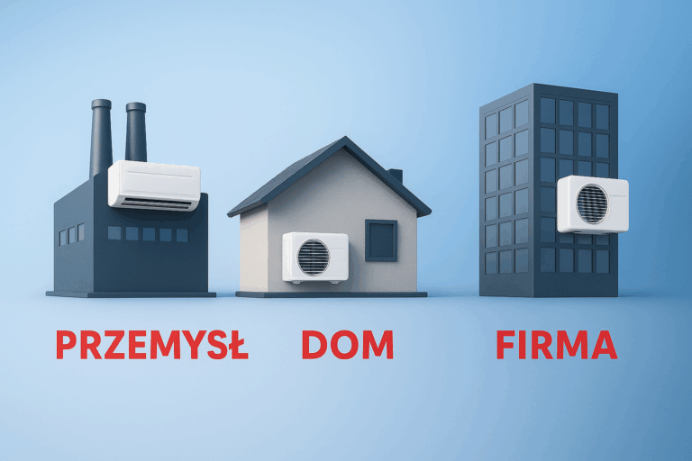 Klimatyzacja do domu, firmy, lub przemysłu - różnice