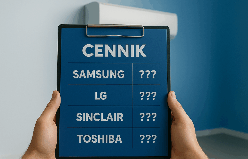Cennik klimatyzacji